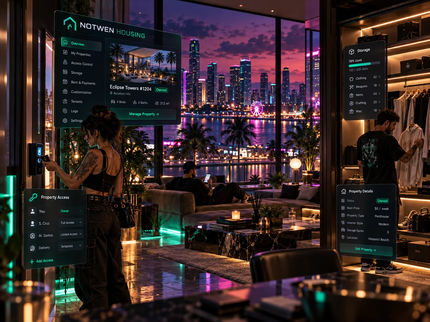 Notwen housing product scene